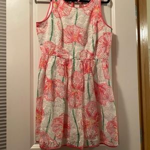 Lilly Pulitzer Dress with Lace Detail Size 14